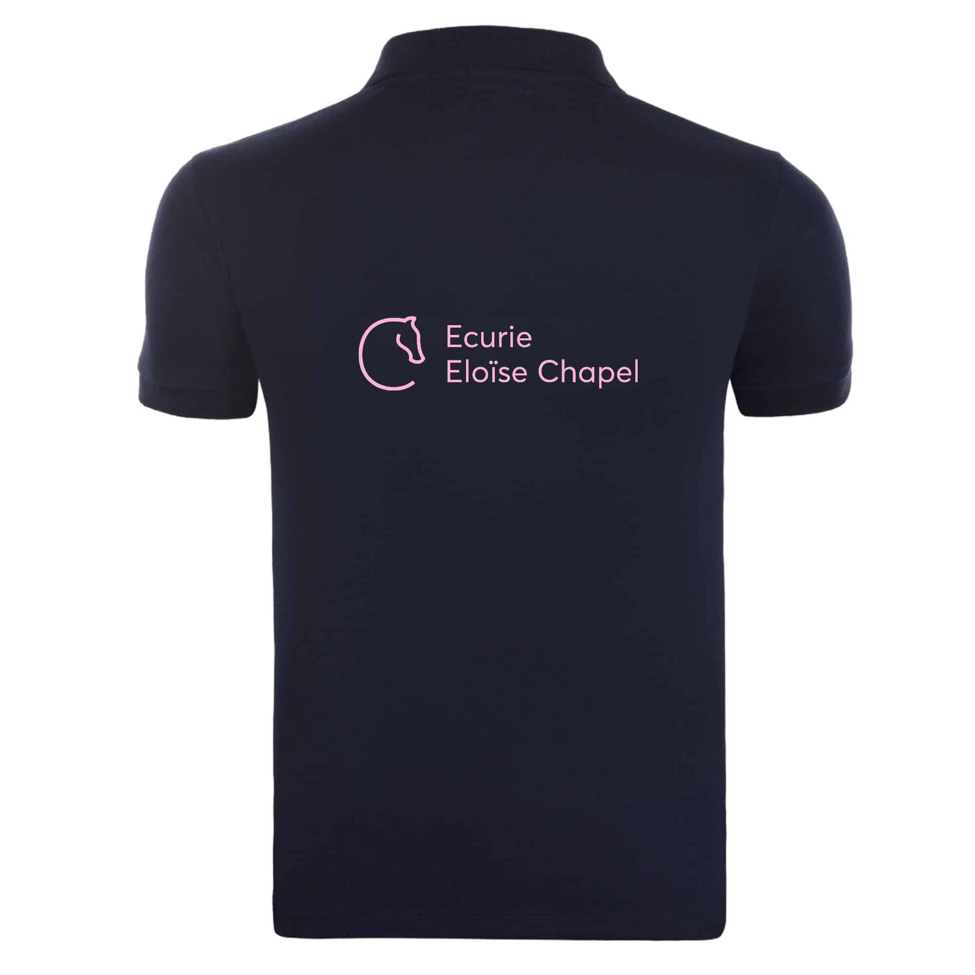 Polo premium (homme) - Ecurie Eloise Chapel - Navy - BCU426 – Image 2