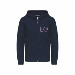 SWEAT ZIPPÉ (enfant) - Ecurie Eloise Chapel - Navy - K455