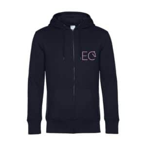 SWEAT ZIPPÉ (Homme) - Ecurie Eloise Chapel - Navy - BCU03K