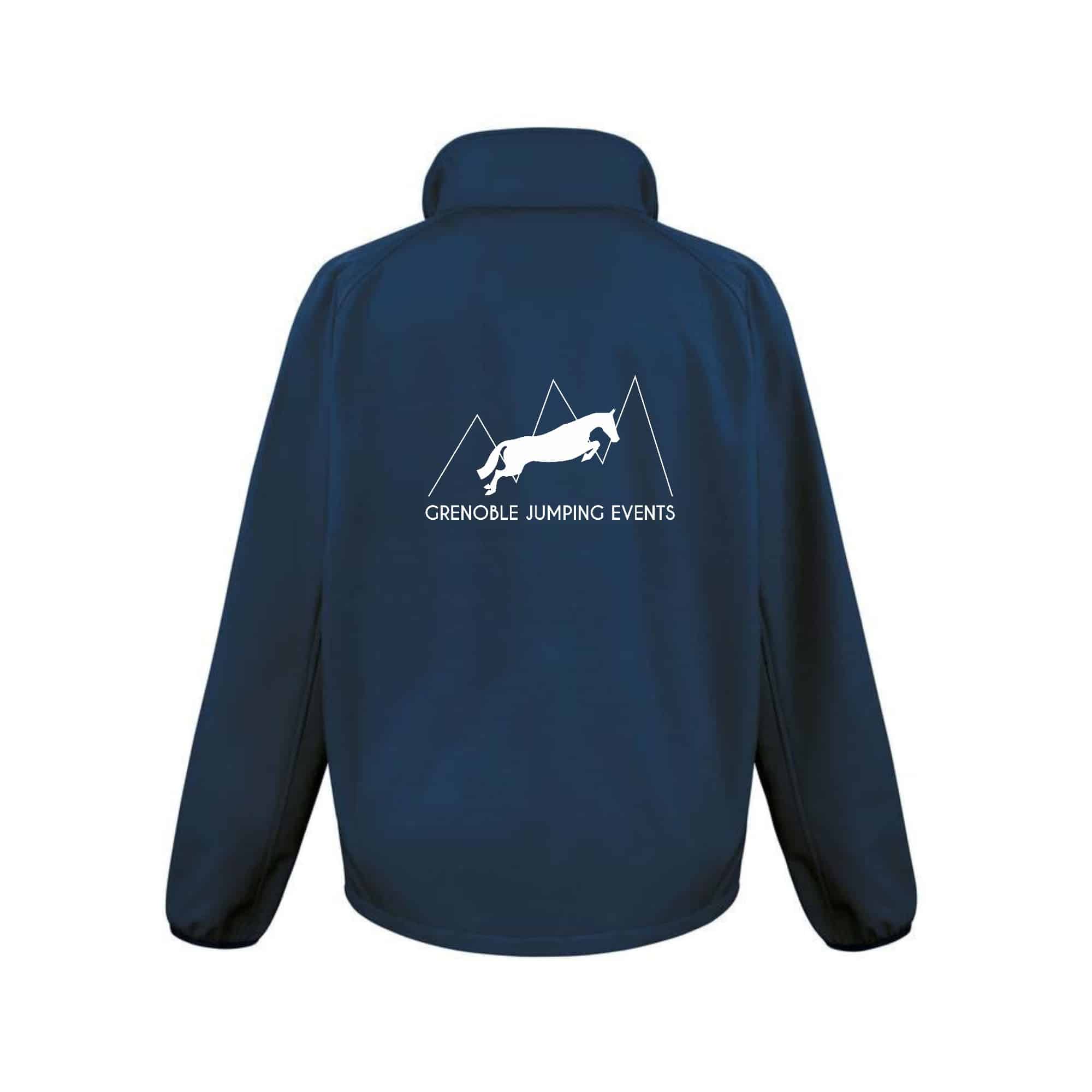 SOFTSHELL ECO (homme) – Grenoble Jumping Events - Navy - RS231 – Image 3