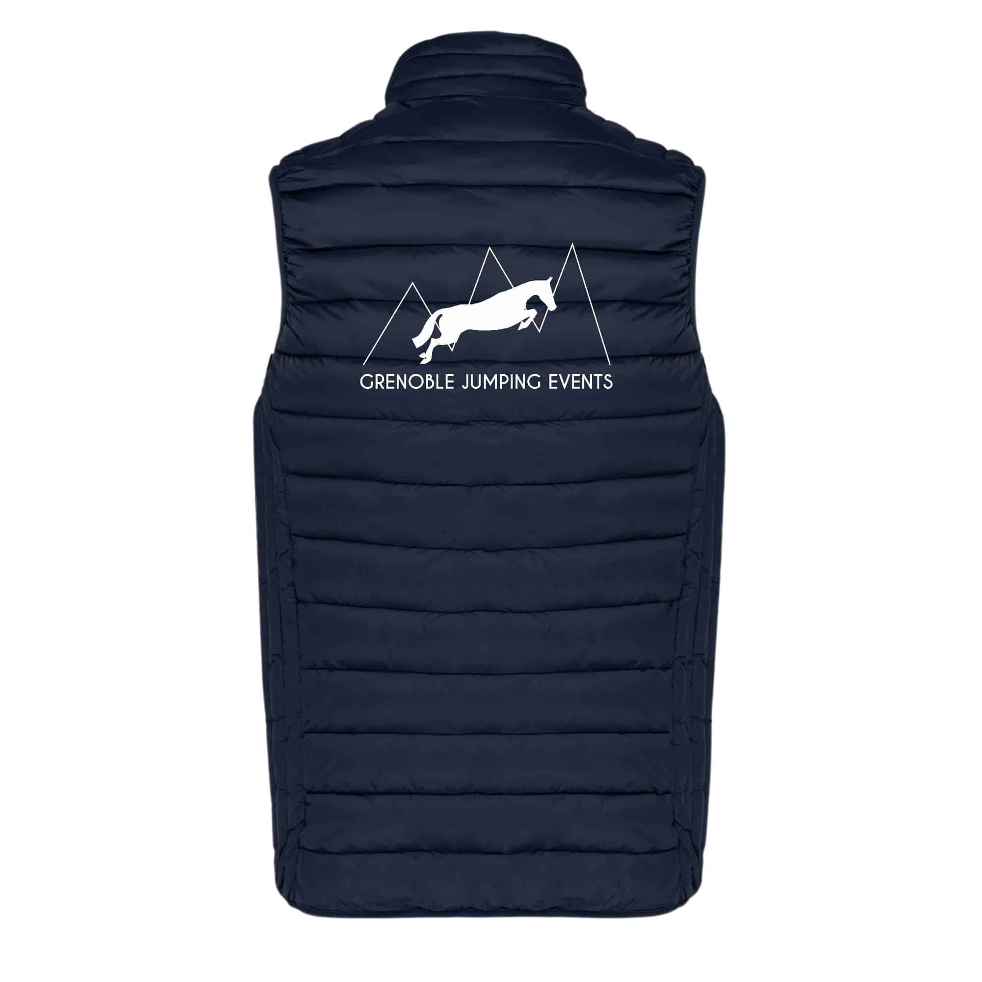 DOUDOUNE SANS MANCHES (enfant) - Grenoble Jumping Events - Navy - K6115 – Image 3