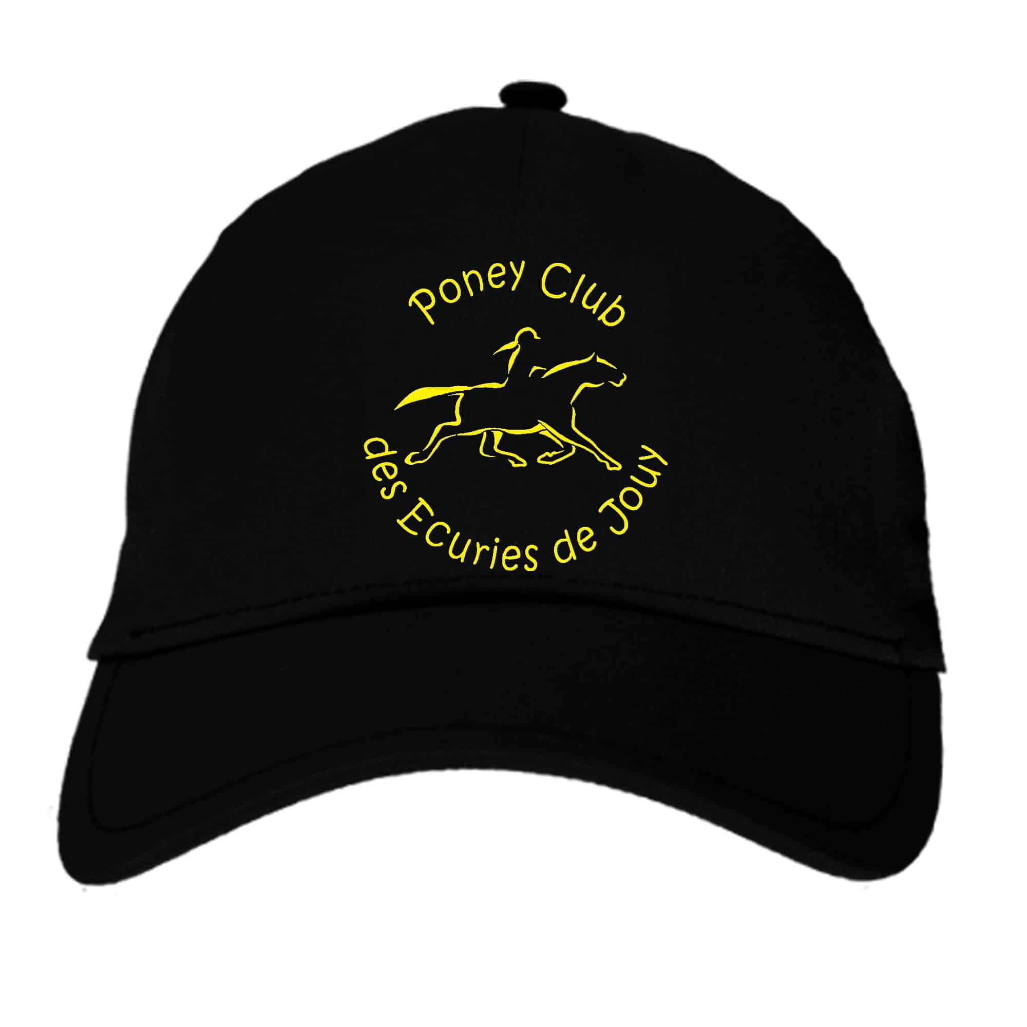 CASQUETTE - Poney club des écuries de Jouy - Noir - BF015 – Image 2