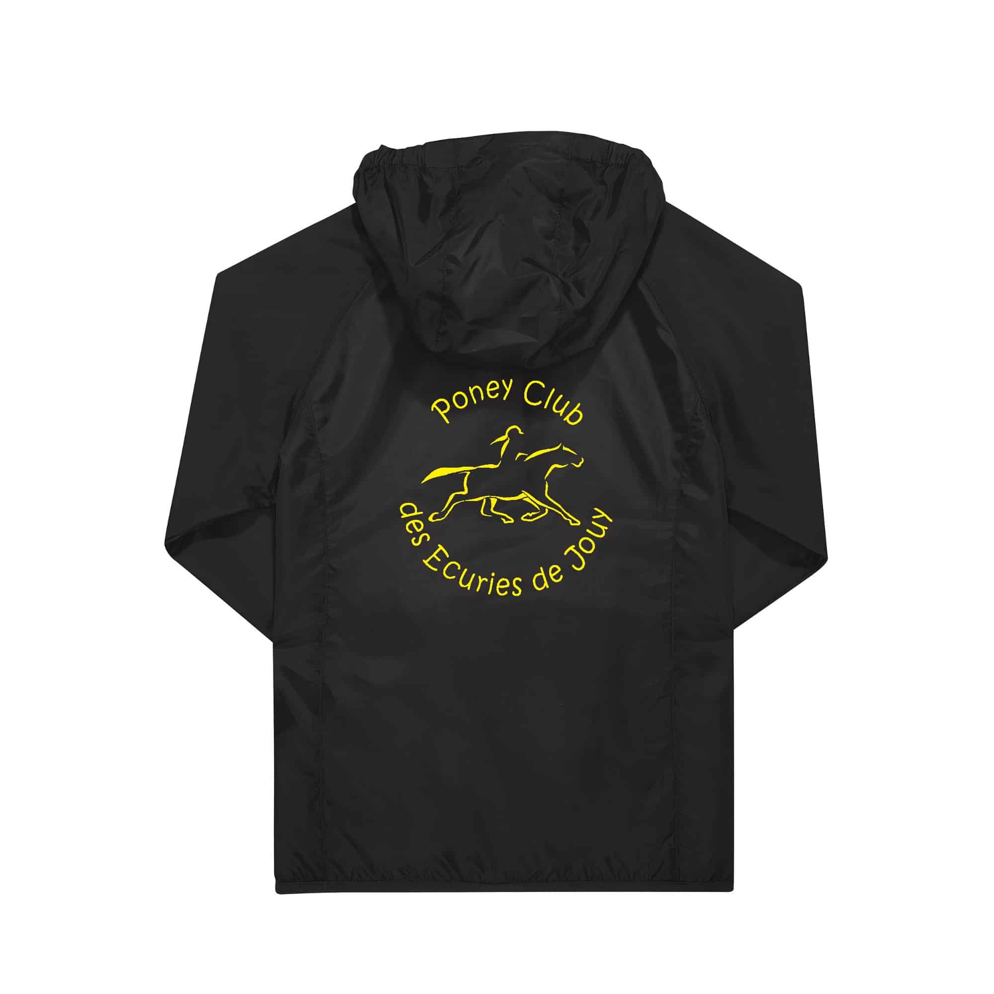 COUPE-VENT (enfant) - Poney club des écuries de Jouy - Noir - BC631 – Image 5
