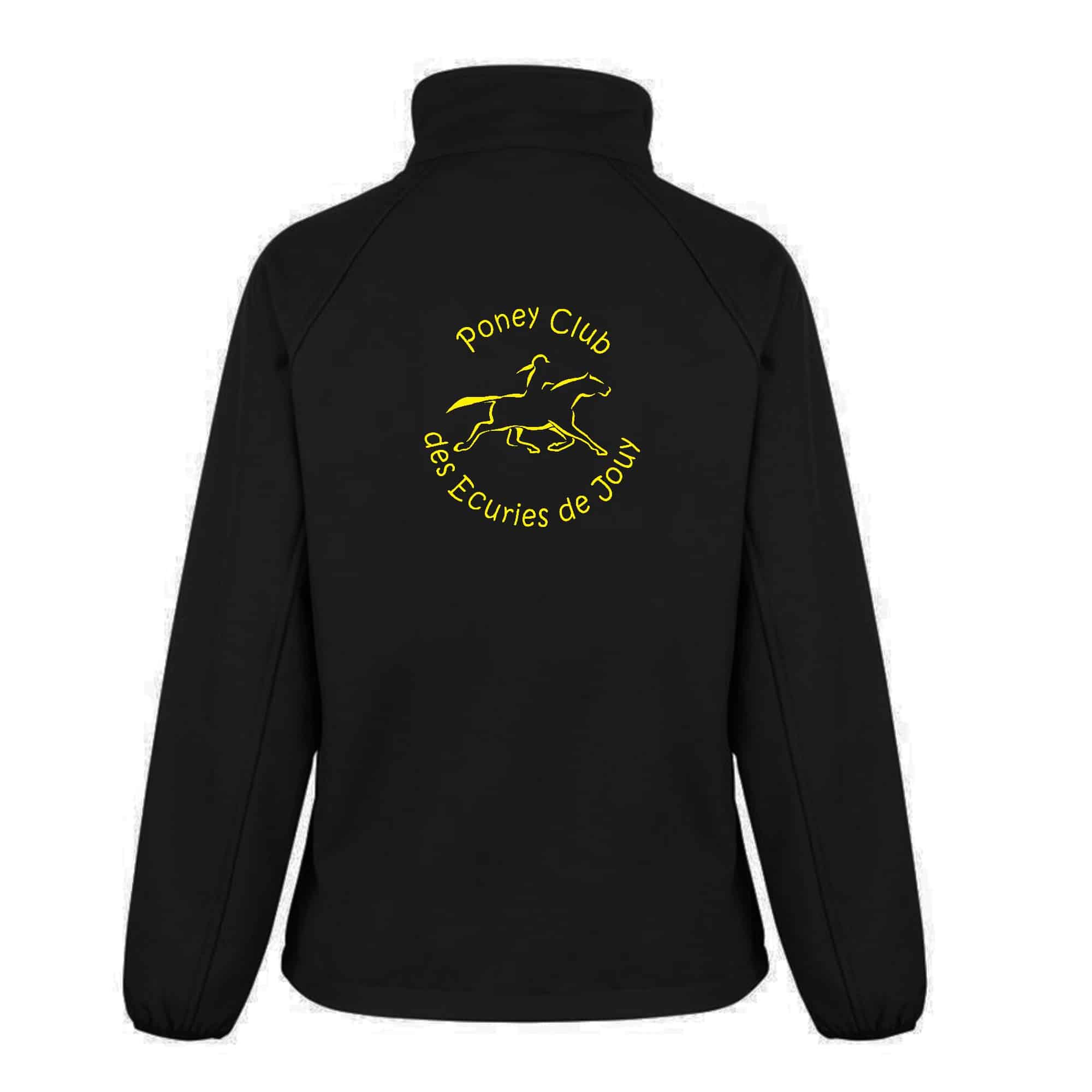 SOFTSHELL ECO (femme) – Poney club des écuries de Jouy - Noir - R231F – Image 5