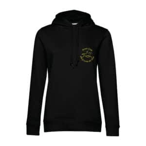 SWEAT A CAPUCHE (femme) – Poney club des écuries de Jouy - Noir - BCW34B