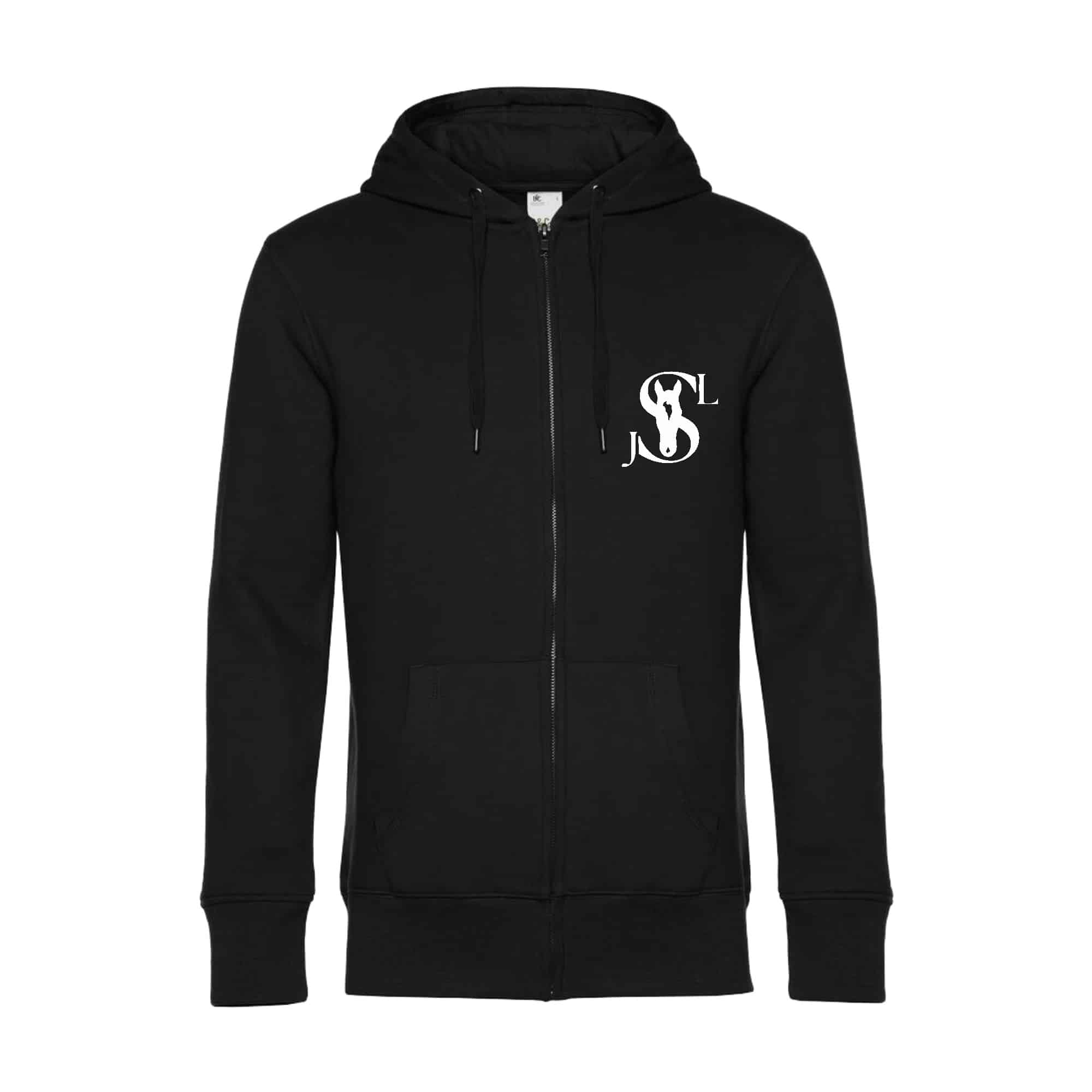 SWEAT ZIPPÉ (Homme) - JSL-BiancaAvril - Noir - BCU03K