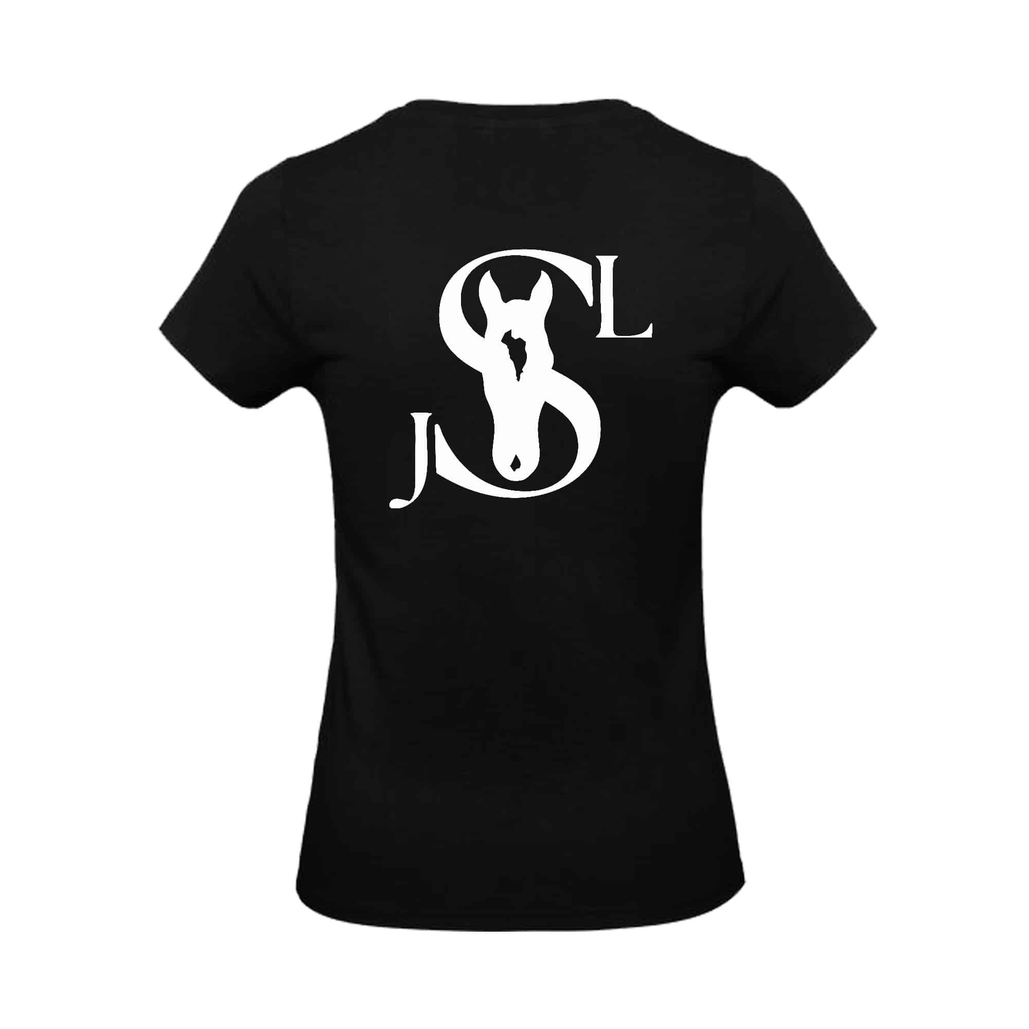 T-SHIRT (femme) - JSL-BiancaAvril - Noir - BC04T – Image 3
