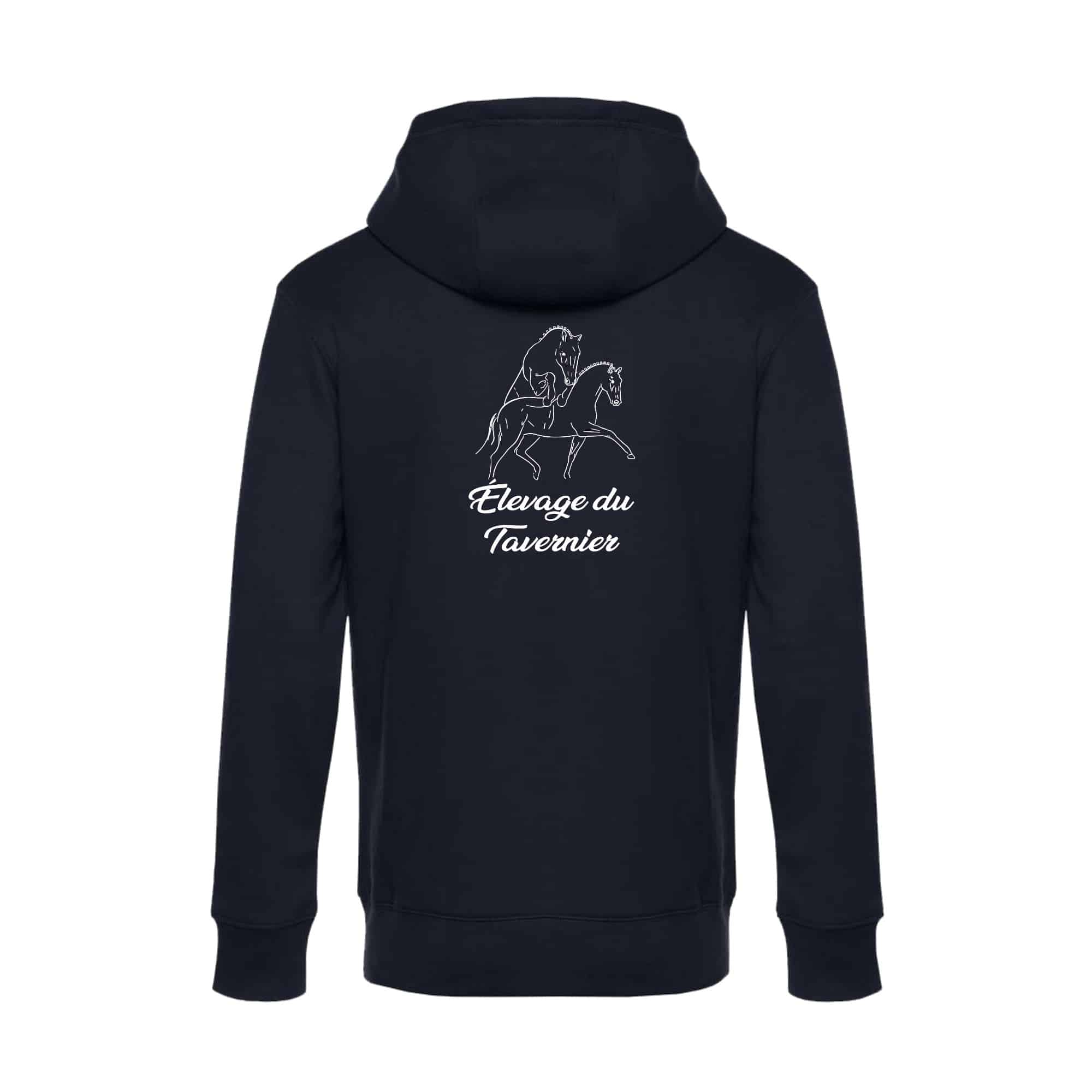 SWEAT ZIPPÉ (enfant) - ELEVAGE DU TAVERNIER - Navy - K455 – Image 3