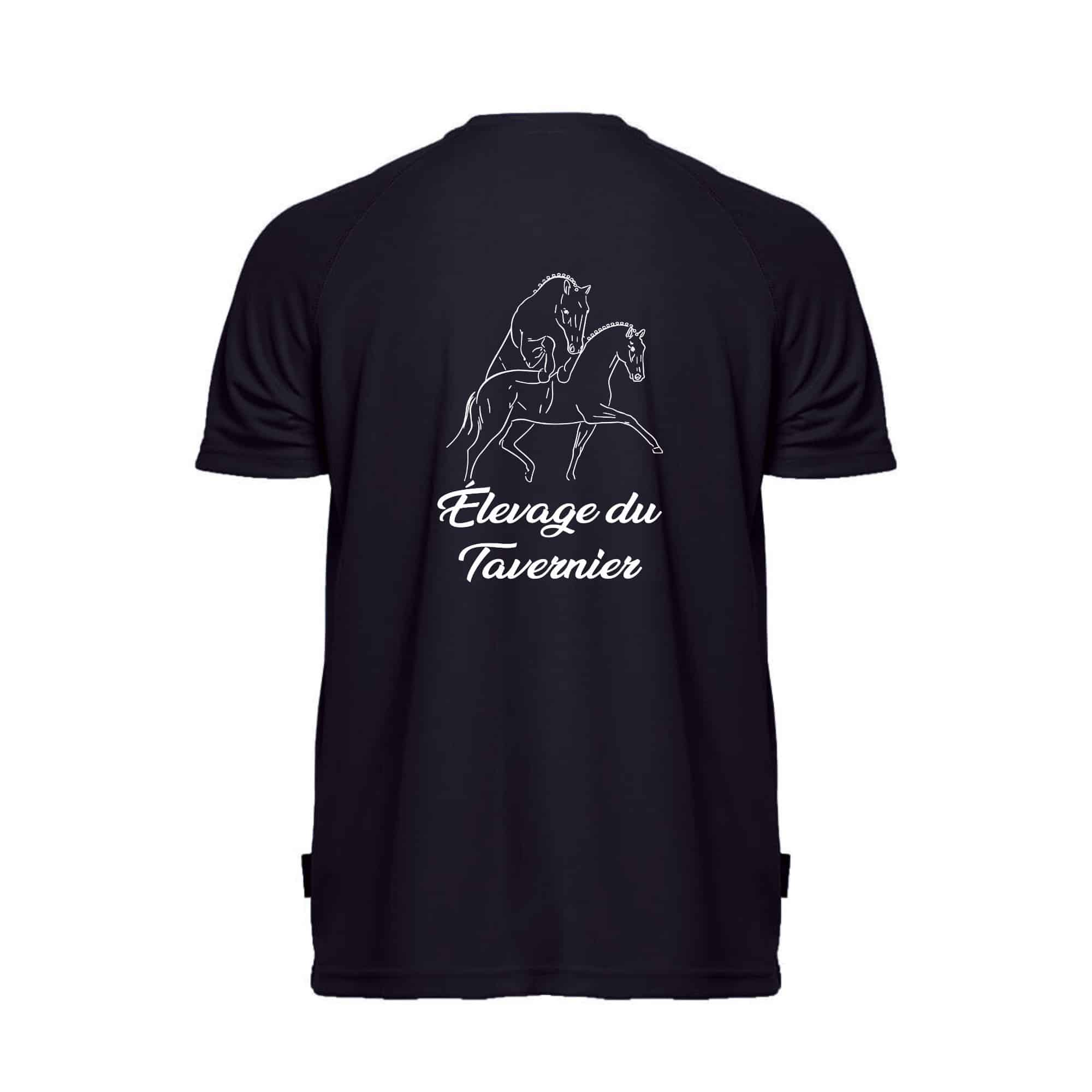 T-Shirt respirant (homme) - ELEVAGE DU TAVERNIER - Navy - PK140 – Image 3