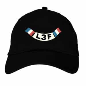 CASQUETTE - L3F - Noir - BF015