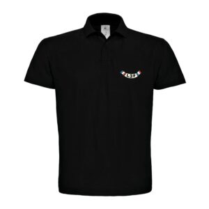 Polo premium (homme) - L3F - Noir - BCU426