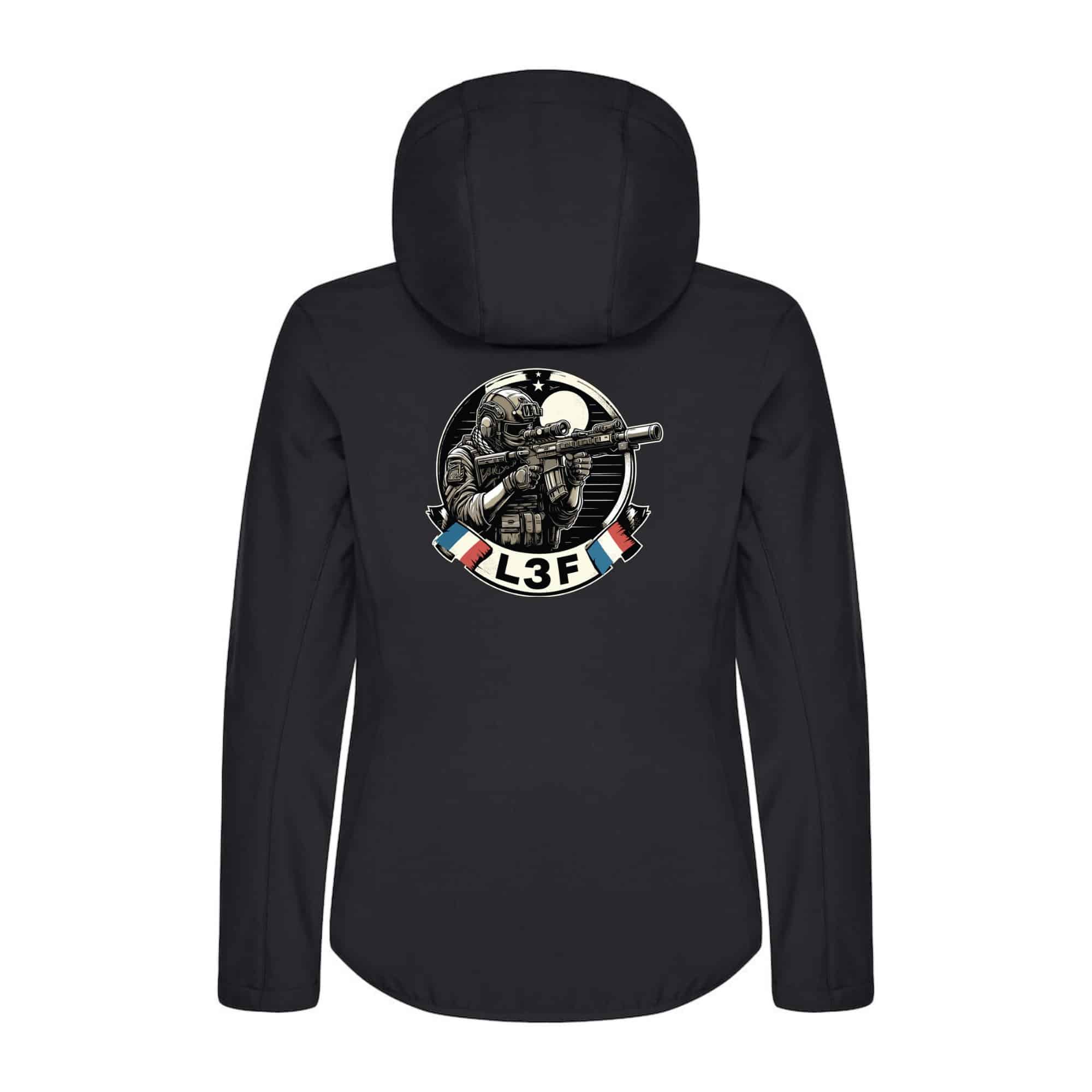 SOFTSHELL "Classic" (femme) - L3F - Noir - 0200917 – Image 3