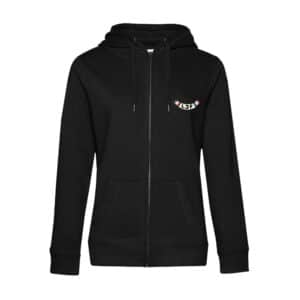 SWEAT ZIPPÉ (femme) - L3F - Noir - BCW03Q
