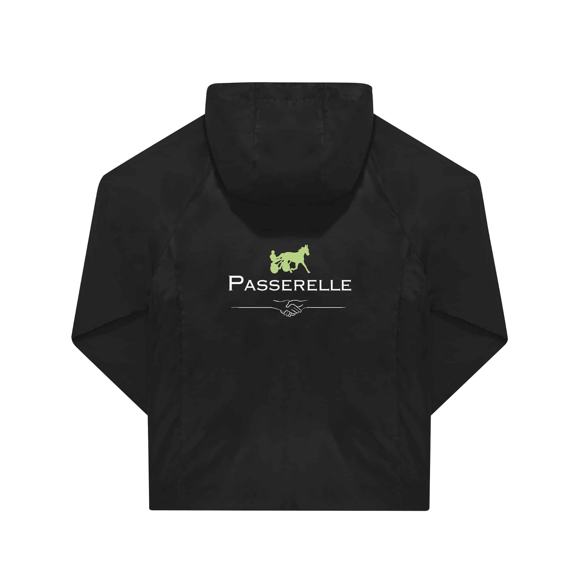 COUPE-VENT (enfant) - Association Passerelle - Noir - BC631 – Image 3