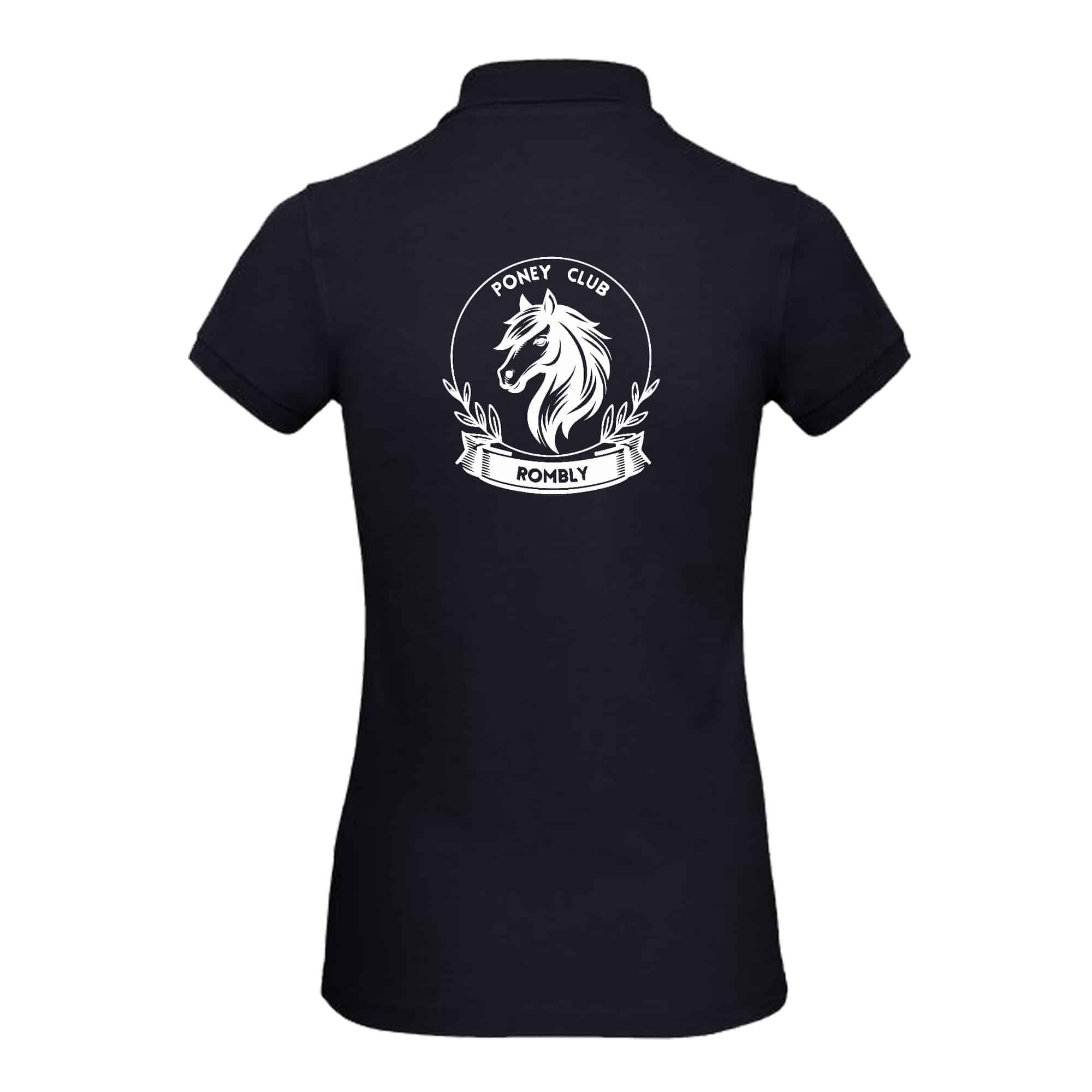 POLO (femme) - Poney club de Rombly – Navy - BCI1F – Image 3