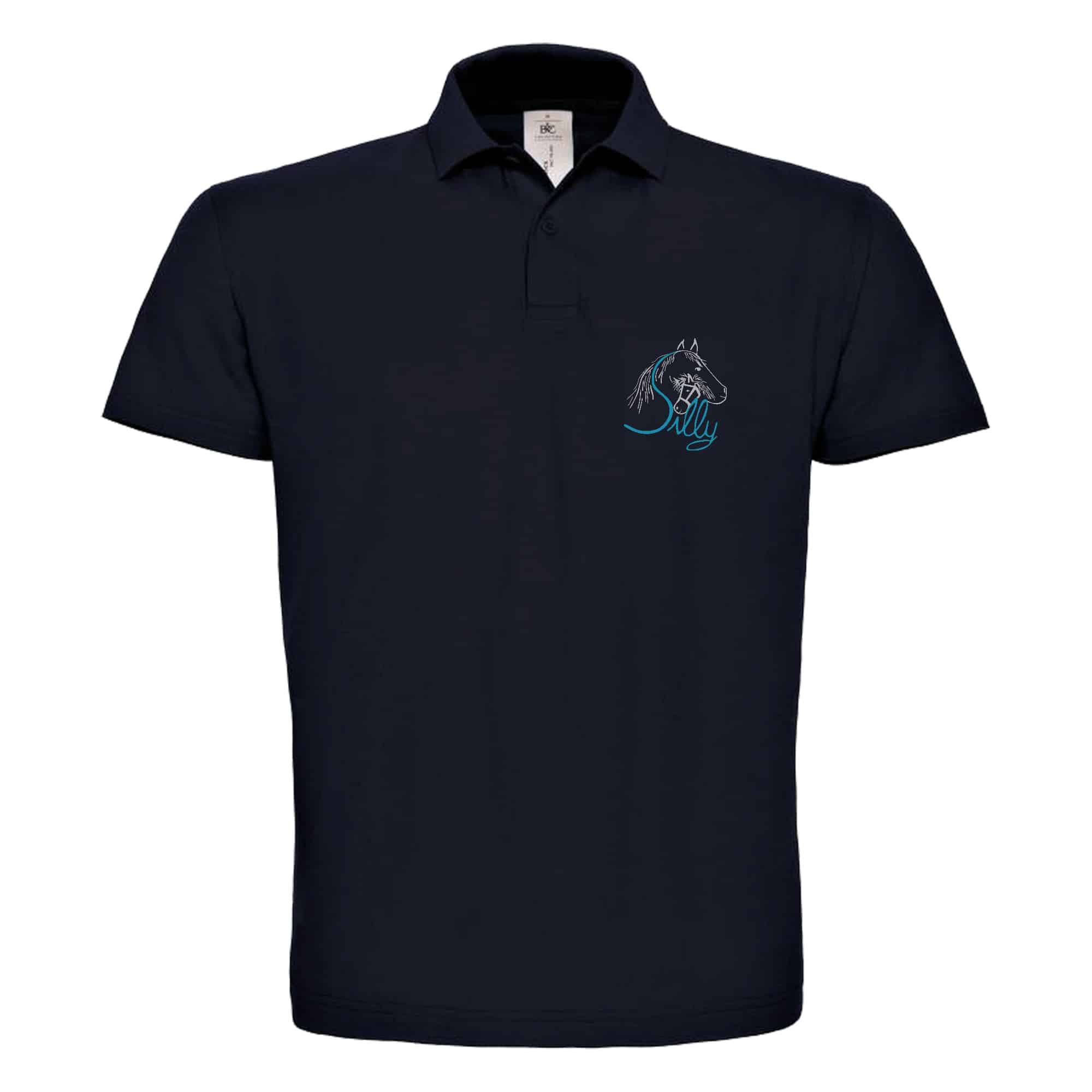 POLO (homme) - Poney Club de Silly - Navy - BCID1