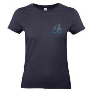 T-SHIRT (femme) - Poney Club de Silly - Navy - BC04T