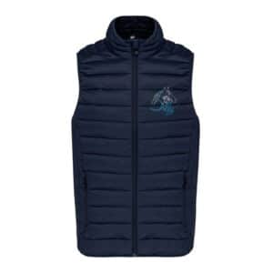 DOUDOUNE SANS MANCHES (femme) - Poney Club de Silly – Navy - K6114
