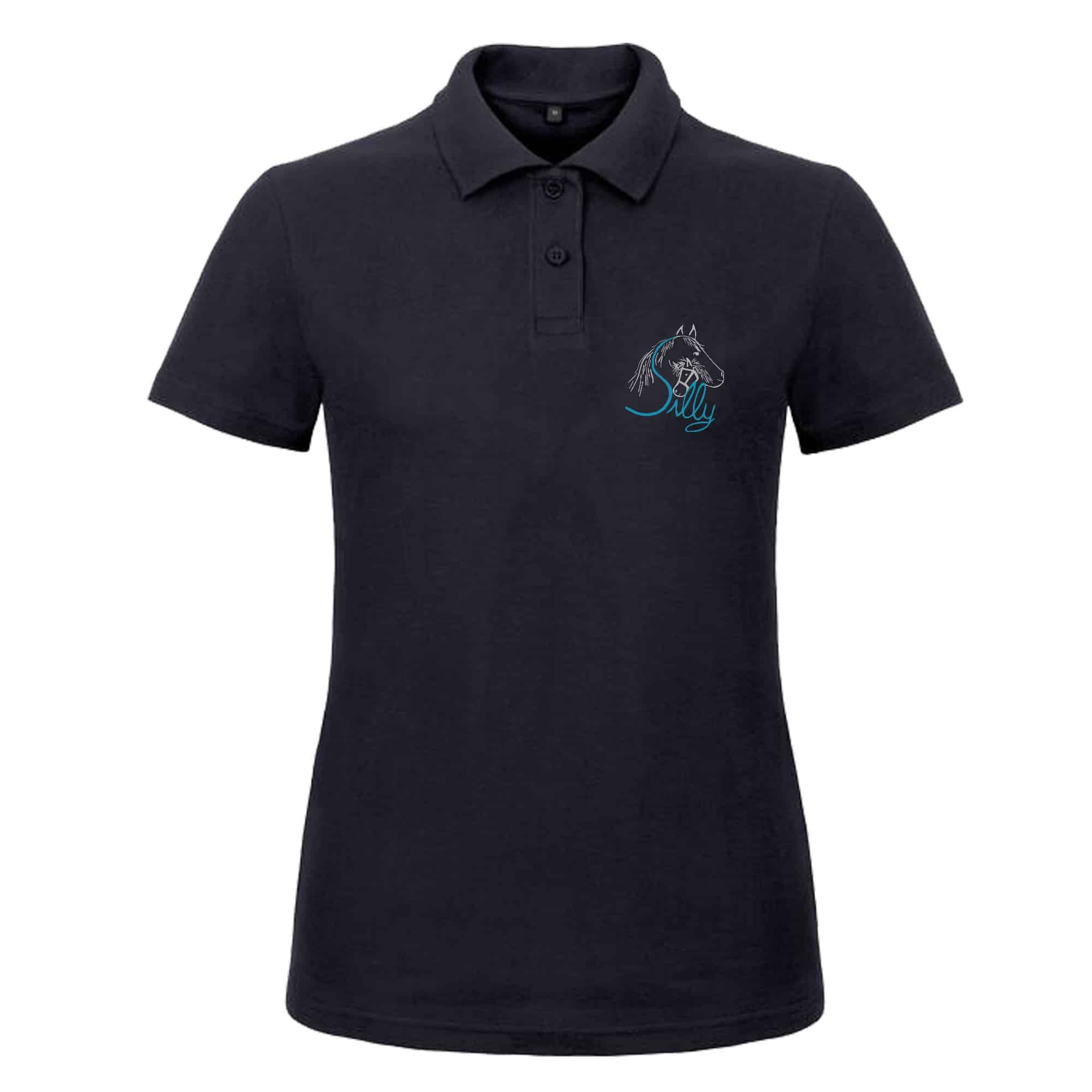 POLO (femme) - Poney Club de Silly - Navy - BCI1F