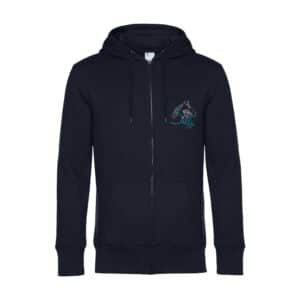 SWEAT ZIPPÉ (enfant) - Poney Club de Silly - Navy - K455