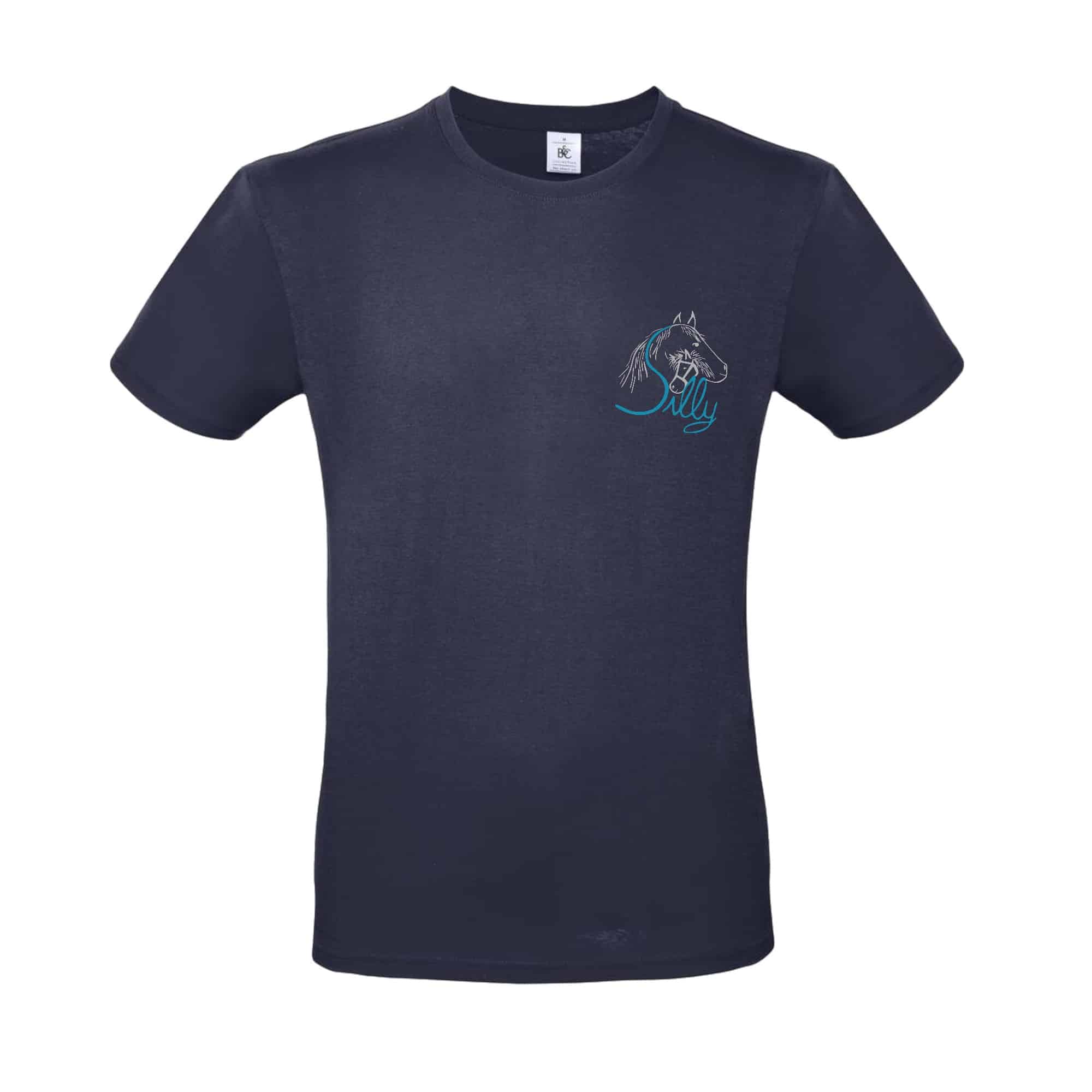 T-SHIRT (homme) - Poney Club de Silly - Navy - BC03T