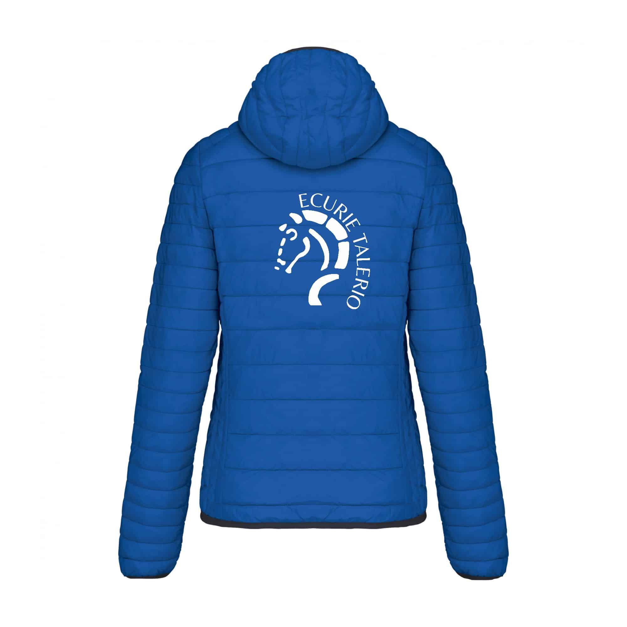 DOUDOUNE AVEC MANCHES ET CAPUCHE (femme) - Ecurie Talerio - K6111 – Image 5