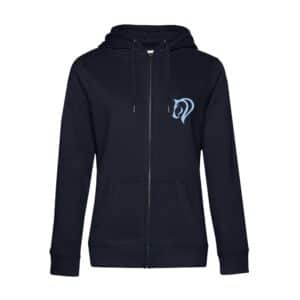 SWEAT ZIPPÉ (femme) - Elevage de kereal - Navy - BCW03Q