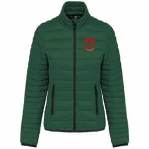 DOUDOUNE AVEC MANCHES (femme) - Vautrait de la Billebaude - Vert Foret - K6121