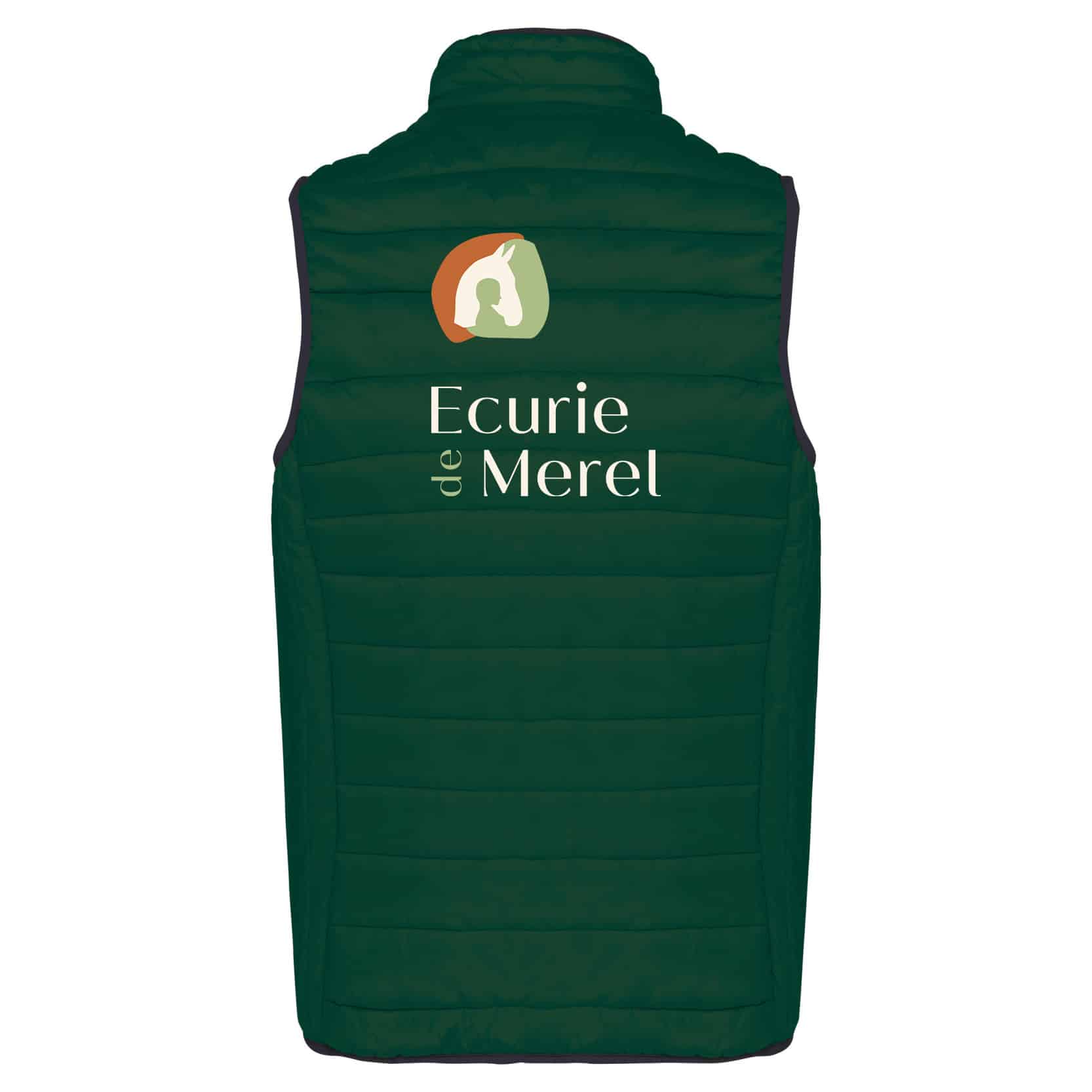 DOUDOUNE SANS MANCHES (homme) - Ecurie de Merel - K6113 – Image 4