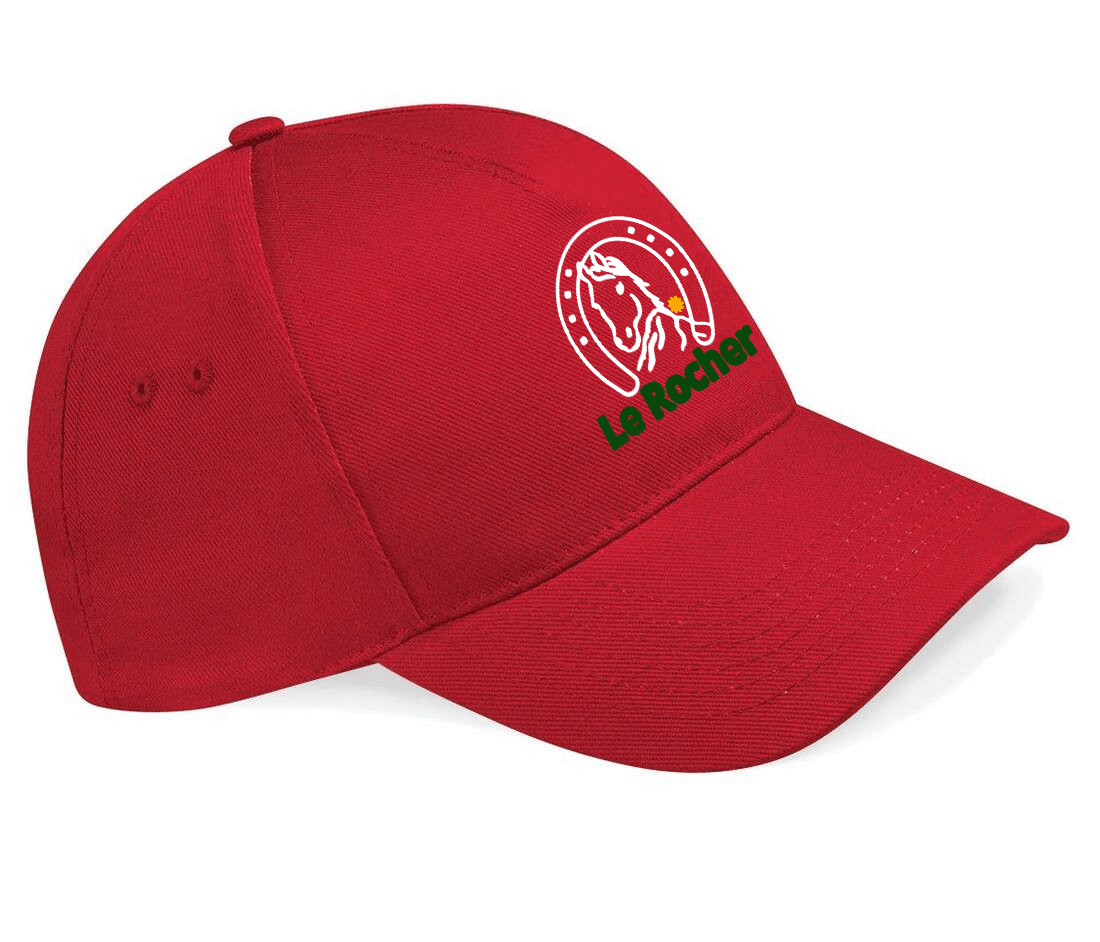 CASQUETTE - Ferme Equestre Le Rocher - Rouge - BF015