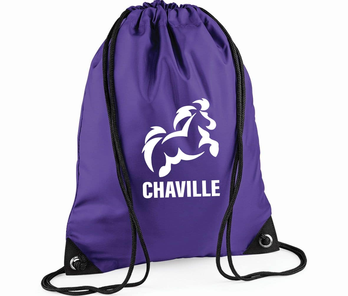 SAC CORDELETTES PREMIUM - Poney Club Centre équestre de Chaville - Violet - BC10