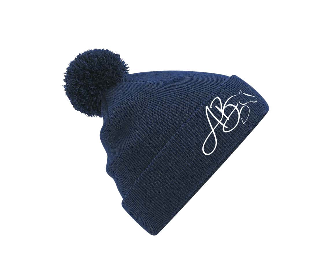BONNET AVEC POMPOM - Sport Étude Val de Creuse - Navy - BF426