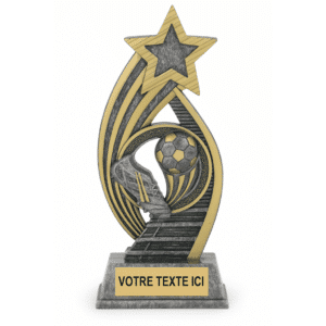 Trophée Résine Ballon Étoiles Football - 60/ABS101