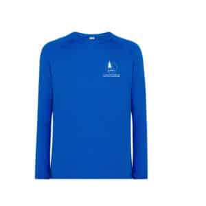 T-Shirt respirant manche longue (homme) - club nautique de chatelaillon plage – Bleu roi - JK910