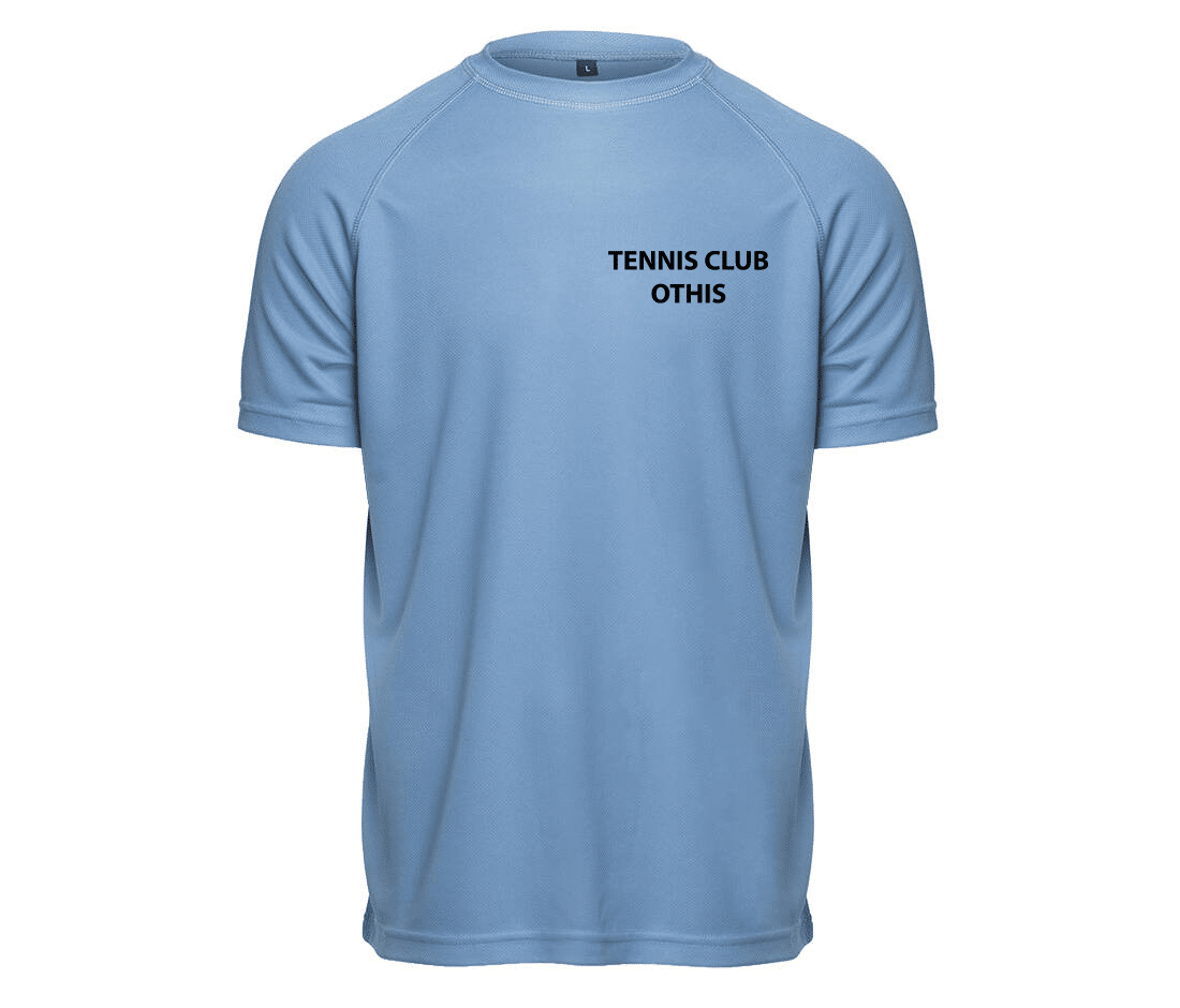 T-Shirt respirant (homme) - TENNIS CLUB OTHIS - Bleu ciel - PK140