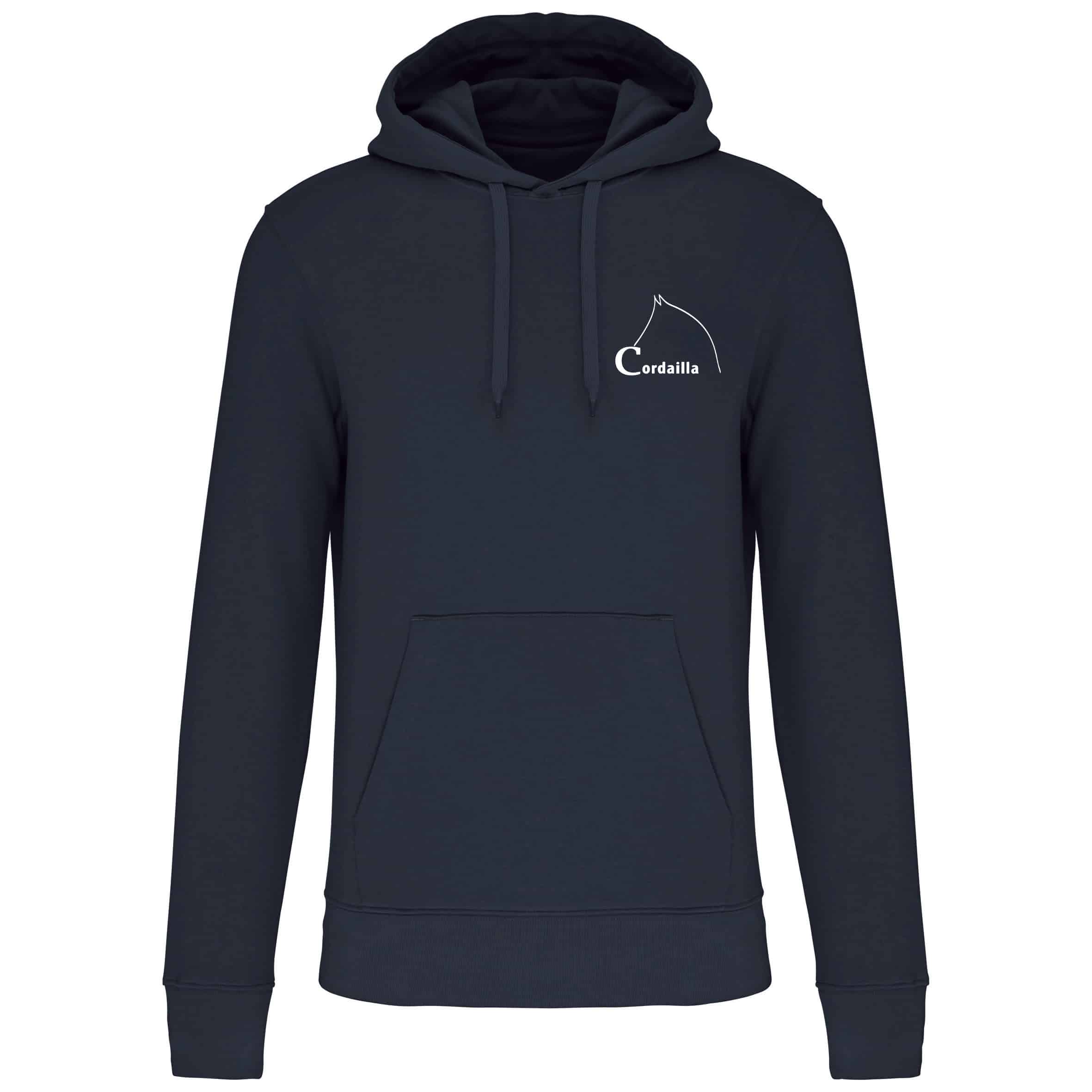Sweat avec capuche et poche kangourou (enfant) - Association Team Cordailla – Navy - K4029