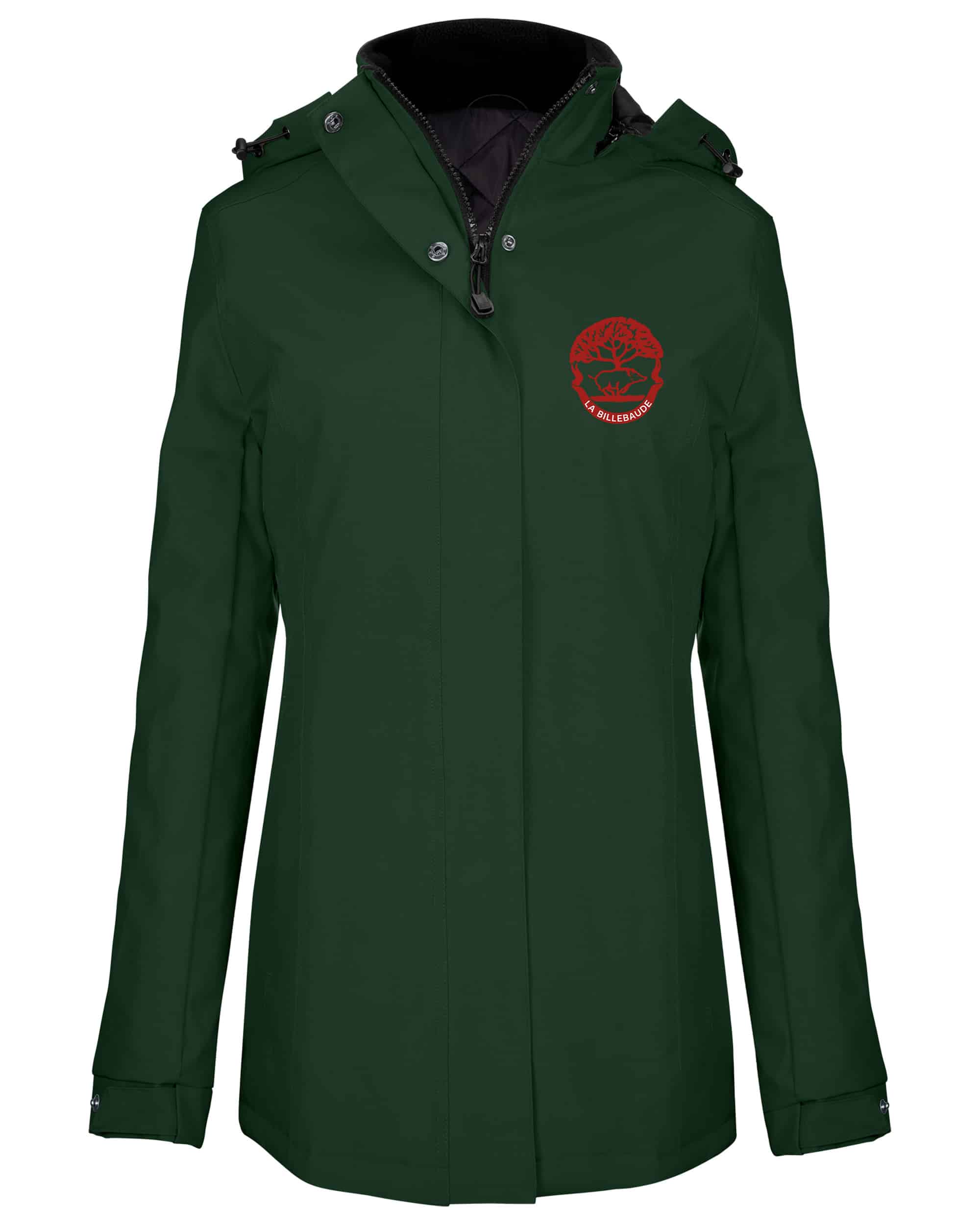 Parka (femme) - Vautrait de la Billebaude - Vert Foret - K6108