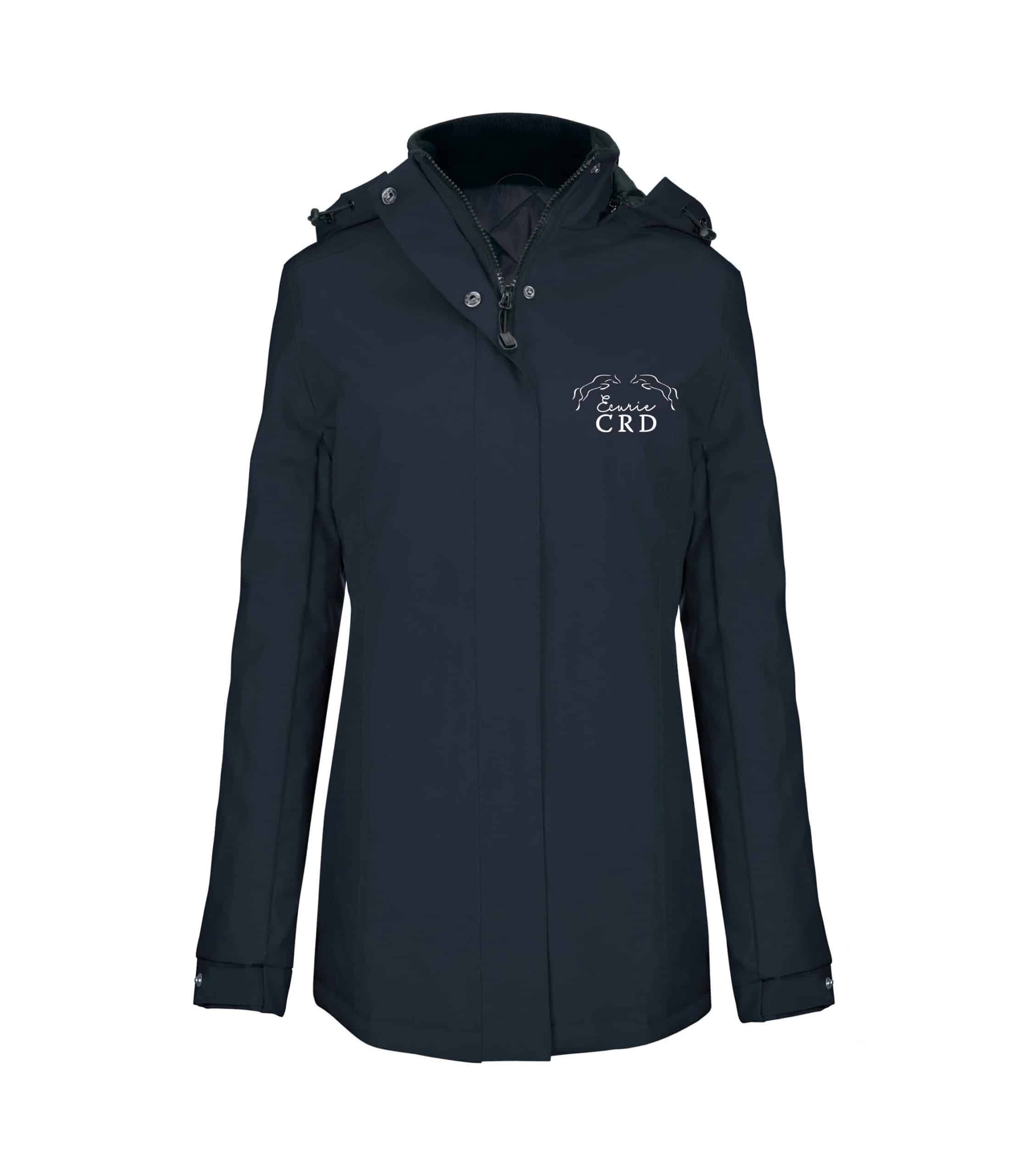 Parka (femme) - ECURIE CRD - Navy - K6108