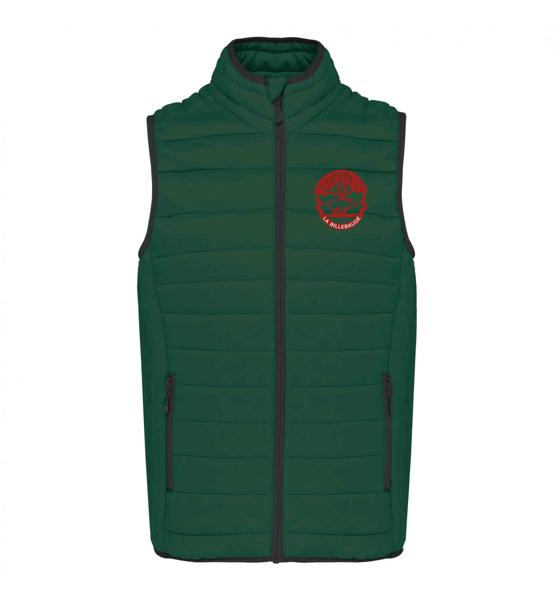 DOUDOUNE SANS MANCHES (femme) - Vautrait de la Billebaude - Vert Foret - K6114