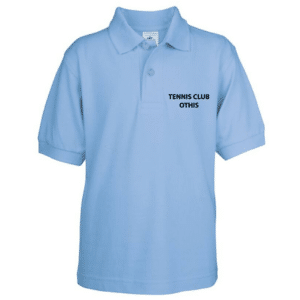POLO premium (enfant) - TENNIS CLUB OTHIS - Bleu ciel - K249