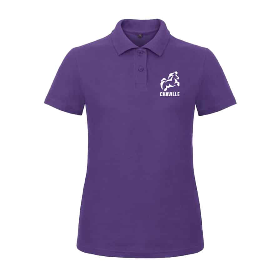 POLO (femme) - Poney Club Centre équestre de Chaville - Violet - BCI1F