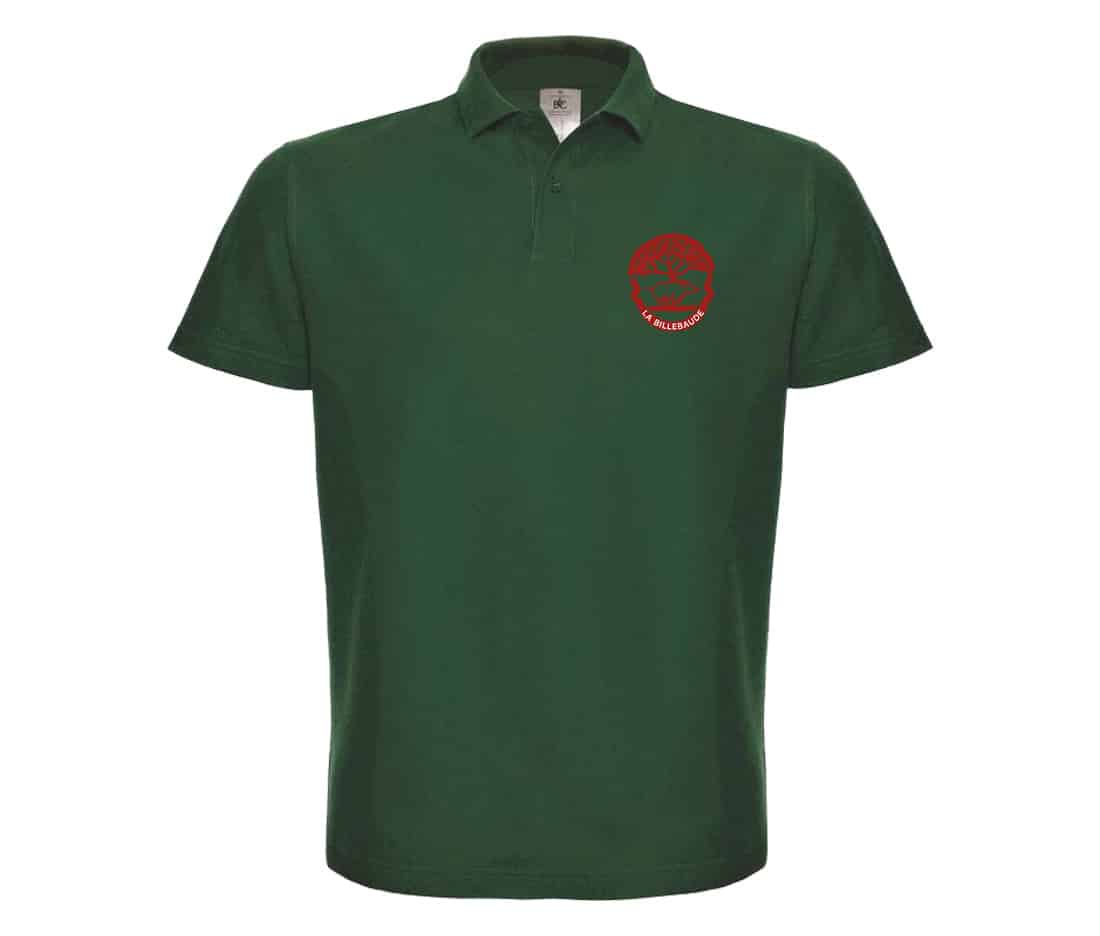 POLO (homme) - Vautrait de la Billebaude - Vert Foret - BCID1