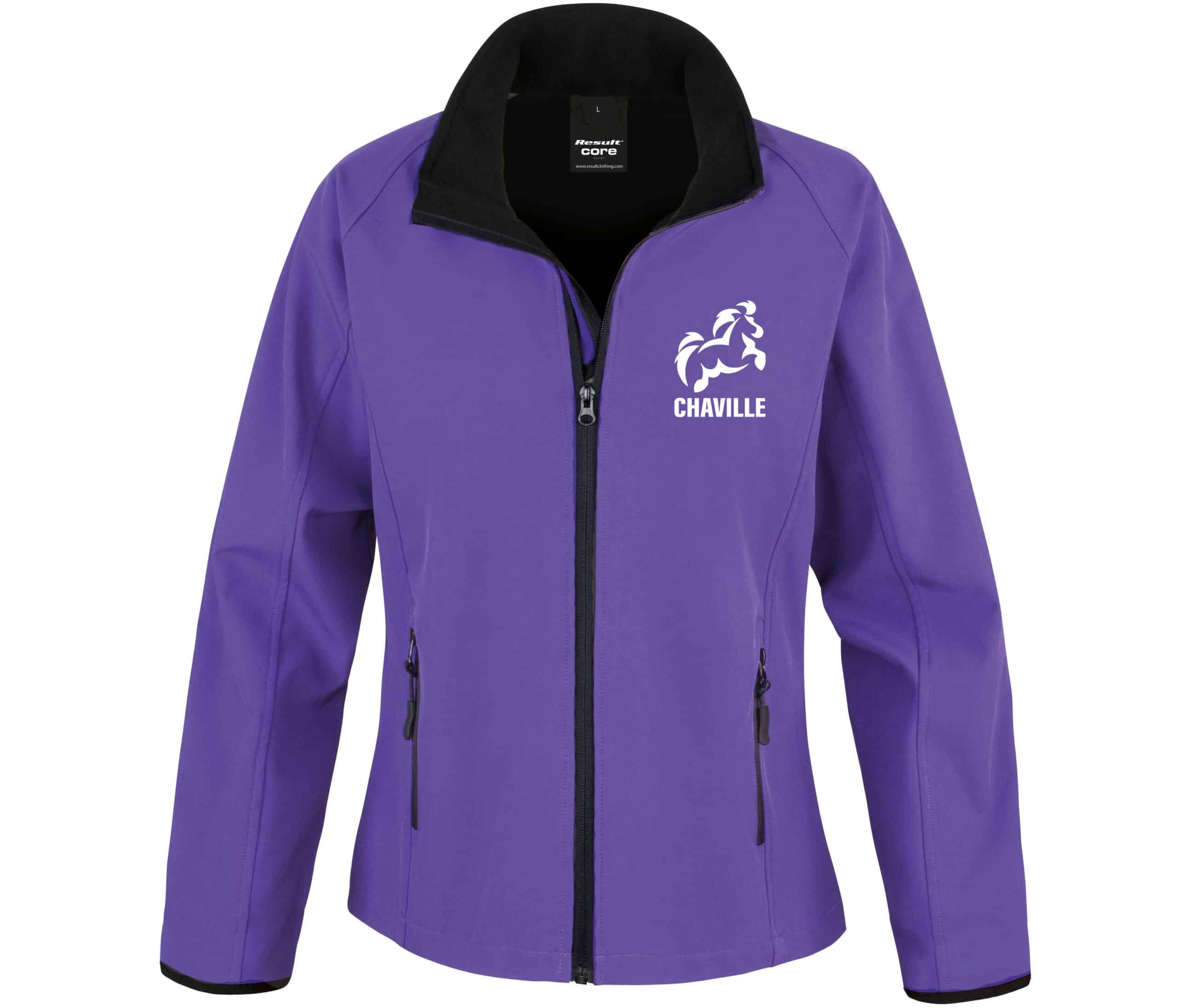 SOFTSHELL ECO (femme) – Poney Club Centre équestre de Chaville - Violet - R231F