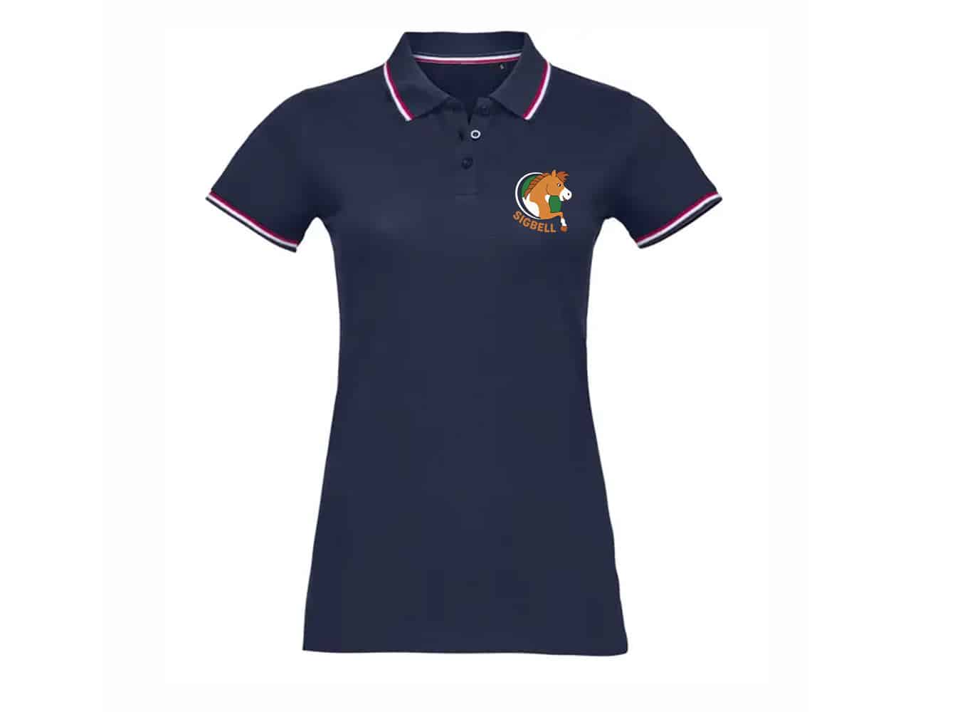 POLO (femme) - Centre équestre de Sigbell - Navy - PRESTIGE WOMEN