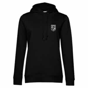 SWEAT A CAPUCHE (femme) – Dodgeball TA Rennes - Noir - BCW34B