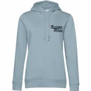SWEAT A CAPUCHE (femme) – Ecuries de la Tour - Bleu ciel - BCW34B