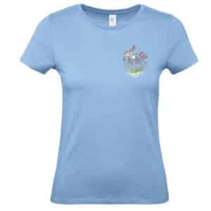 T-SHIRT (femme) - PAYZANES - Bleu ciel - BC04T