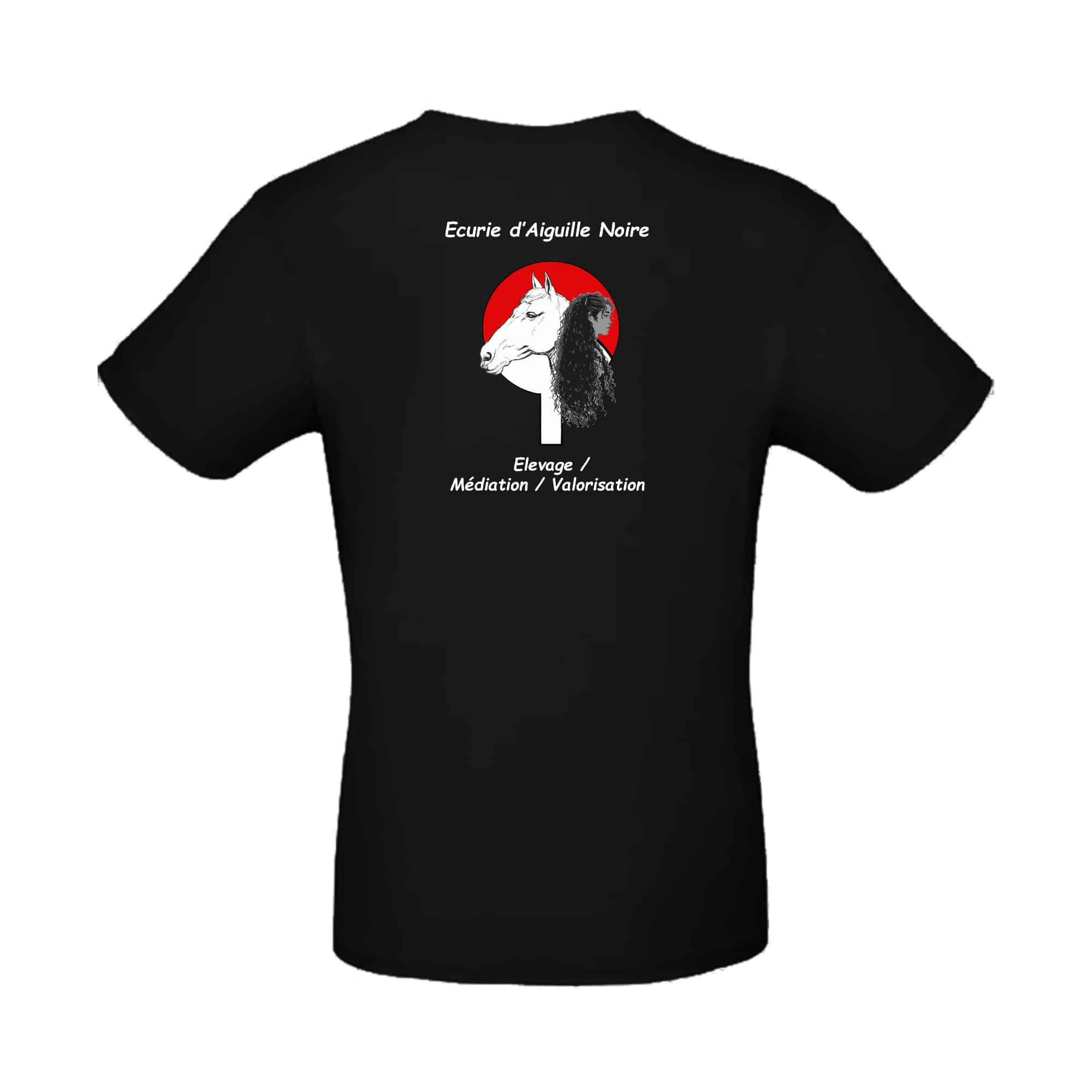 T-SHIRT (enfant) - Ecurie d'Aiguille Noire - Noir - BC03TK – Image 2