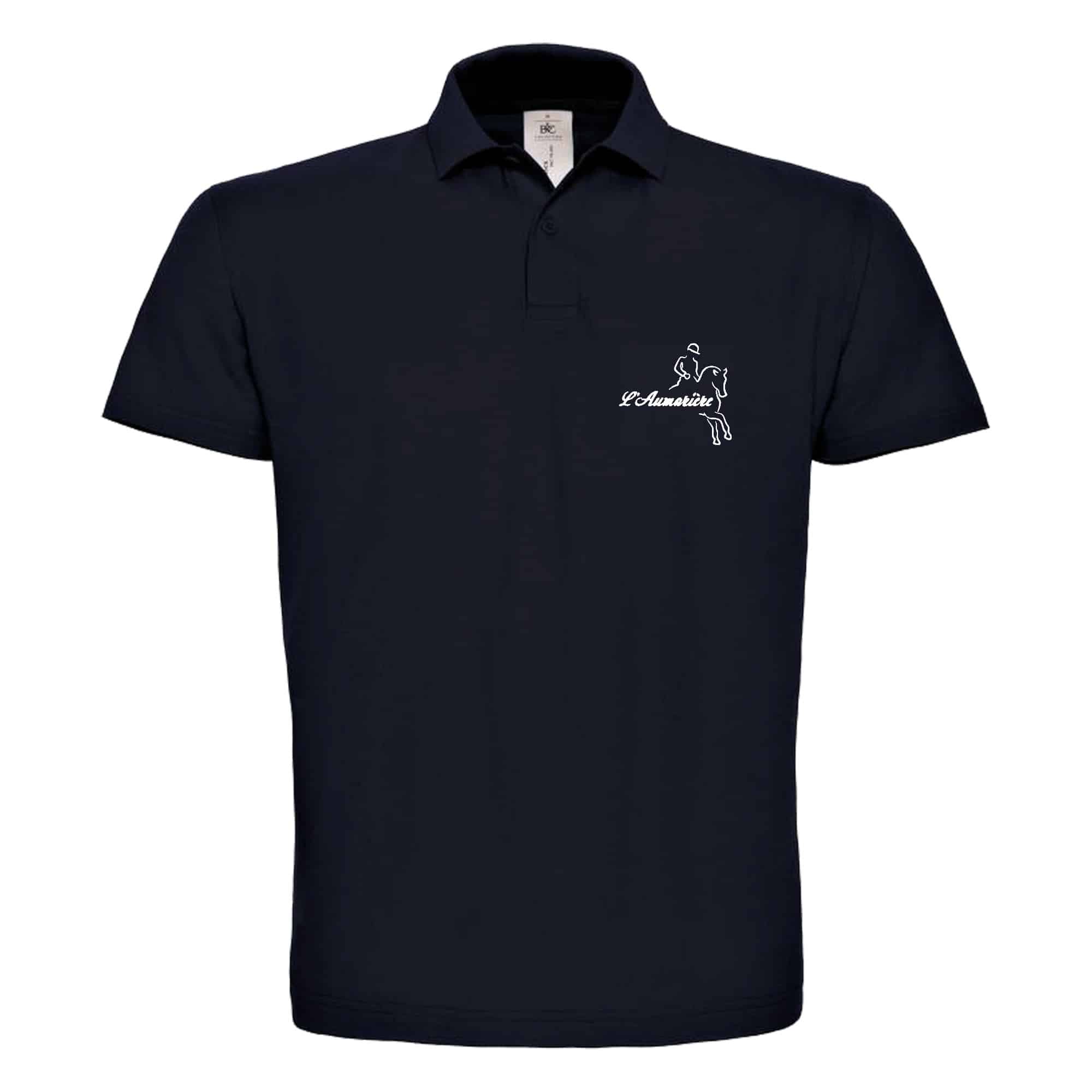 Polo premium (homme) - L' AUMARIERE - Navy - BCU426