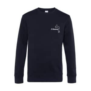 SWEAT COL ROND (enfant) - L' AUMARIERE - Navy - ID332K